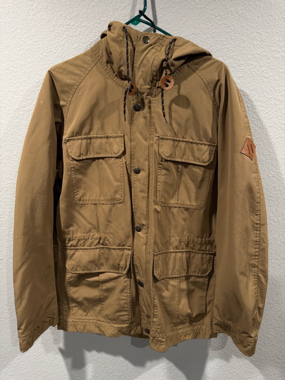 H&M Men's Field Jacket in Khaki Brown